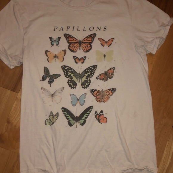 Urban Outfitters Tops | Urban Outfitters Butterfly Tee Shirt | Poshmark